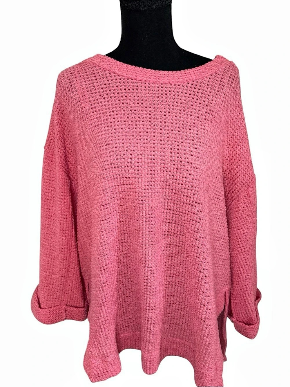 Umgee Pink Knit Sweater Size Medium